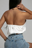 RAROVE-buissnes casual outfits woman casual spring summer outfits tank tops Sexy Solid Backless Halter Tops