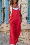 RAROVE-Spring Casual Outfit Summer Outfit Ins Style Casual Street Solid Pocket Solid Color Loose Jumpsuits