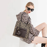 RAROVE-Summer Bags Shoulder Bags And Purses For Women  New Luxury Tote Leather Cheetah Fashion Female Designer Shopping Large Ladies Handbags
