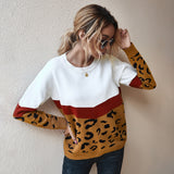 Rarove Women Sweaters 2022 New Autumn Big Girls Tops Women's Pullovers Fashion Patchwork Knitting Clothes