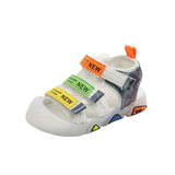 RAROVE-2024 New Summer Baby Boys Casual Beach Shoes Fashionable Lighted Sole Boys Sandals Children's Non-slip Shoes