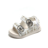 RAROVE-Girls Summer Sandals Princess Elegant Double Hook Design Fashion Shoes Baby Soft Beautiful Beach Sandals