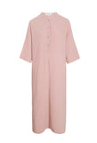 Rarove 2023 Summer Women Muslin Dress Lady Maxi Pool Dresses Three Colors with Pockets, #1154