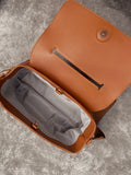Rarove- Nubuck PU Leather Flap Shoulder Bags For Women Vintage Wide Strap Crossbody Bag Large Capacity Women Designer Handbags Tote Bag