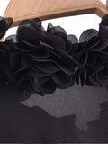 Rarove - New Women's 2023 Fashion Style Versatile Translucent Sexy Black Long Sleeve Shirt