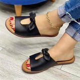 RAROVE-Sandals Women 2024 Summer Women Slippers Shoes Cute Butterfly-Knot Flats Casual Sandals Ladies Beach Sandals Womens Shoes