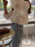 RAROVE-Casual Spring Outfits Summer Vacation Looks Womens Blouse Summer Women Blouses Spring White Long Shirt Female Maxi Blusas Casual Vintage Long Sleeve Cotton Oversize Loose