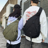 Rarove-Men Shoulder Bags Nylon Waist Packs Sling Bag Crossbody Outdoor Sport Shoulder Chest Bag Pack Daily Picnic Messenger Bag Bolsa