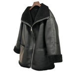 Rarove Winter Warm Patchwork Fur Coat Coat Women's Jacket Cheap Female's Clothing