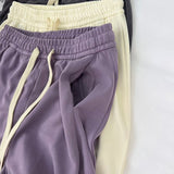 RAROVE-Ice Silk Shorts for Women's Summer High Waisted and Loose Fitting Wide Leg Casual Sports 5/4 Pants