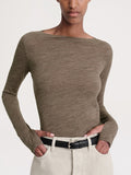 Rarove 100% Cotton Women Slim Long Sleeve Tee Simple Solid Color O-Neck Tshirt Ladies All-Match Bottoming Tops 2023 New