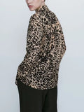 Rarove - New women's 2023 temperament fashion versatile casual thin retro animal print shirt