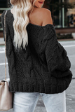 Rarove-Fashion Casual Solid Basic O Neck Tops Sweater(7 Colors)