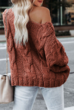 Rarove-Fashion Casual Solid Basic O Neck Tops Sweater(7 Colors)