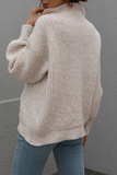 Rarove-Casual Solid Patchwork Turtleneck Sweaters (6 Colors)