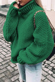 Rarove-Fashion Casual Solid Patchwork Turtleneck Sweaters(14 Colors)