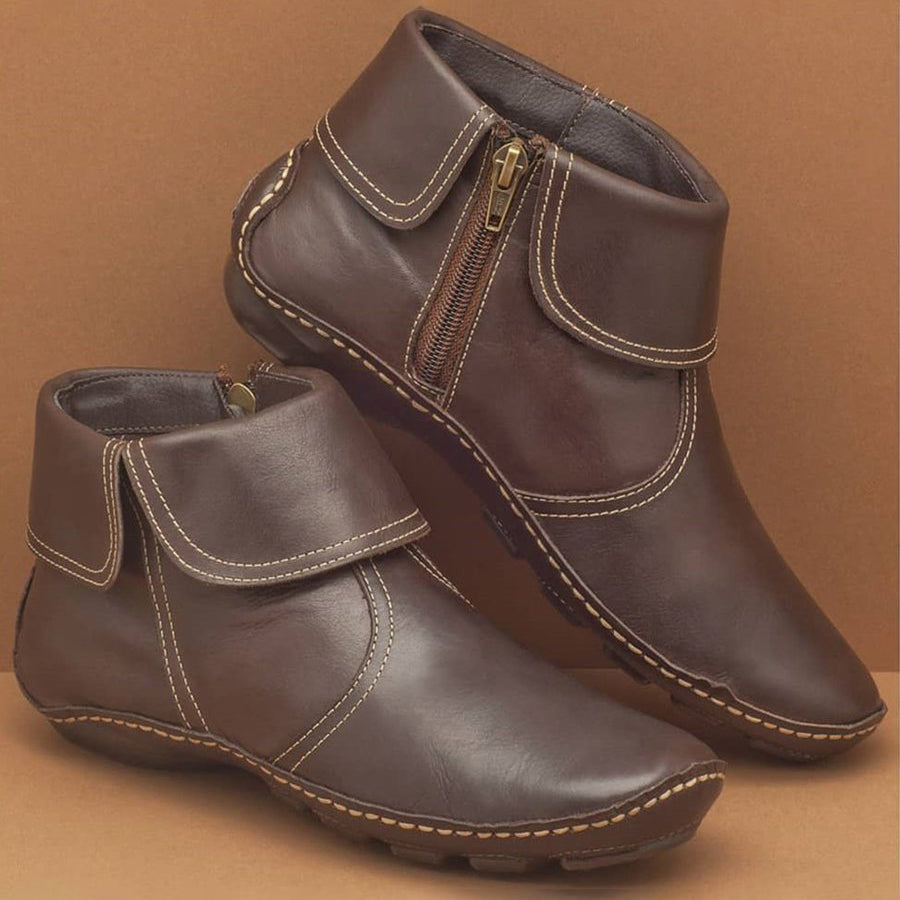 Rarove- Plain Round Toe Boots