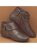 Rarove- Plain Round Toe Boots