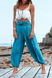 RAROVE-Women's Spring and Summer Outfits, Casual and Fashionable Pleated Design Casual Smocked Pants