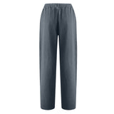 RAROVE-Women's Cotton Linen Pants High Waist Casual Long Pant 7Colors