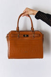 RAROVE-European and American women's clothing, minimalist style, casual fashion David Jones Texture PU Leather Handbag