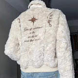 RAROVE-Aesthetic Angora Wool Jacket