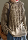 Rarove-Chic Yellow Turtle Neck warm Knit sweaters Winter