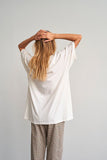 Rarove Spring Summer Women Long Tshirt Oversized Cotton Short Sleeve O Neck Top New Fashion Female T-Shirt