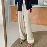 RAROVE Women Spring Summer Wide Leg Pants Elegant Office Lady Casual Female Trousers Length 156-166Cm