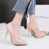 RAROVE Spring Outfits 2024 Trends Fashion Classy Women 11.5cm High Heels Pumps Lady Sexy Pointed Toe Tacones Heels Prom Pumps Female Escarpins Footwear Nude Platform Shoes Prom Party Shoes