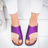 Rarove Women Sandals Casual Flip-Flops Summer Shoes Woman Wedges Sandals Platform Heels Sandalias Mujer Big Toe Foot Correction Sandals