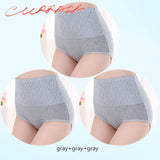 3pieces/lot Women Panties High Waist Control Abdomen slimming Shapewear Female Postpartum recovery Tummy Control Briefs 4XL