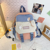Rarove Back to school supplies Small Women's Backpack Girls School Bag Waterproof Nylon Fashion Japanese Casual Young Girl's Bag Female Mini
