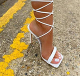 Rarove Summer Women High Heels Crystal Sandals Wedding Bridal Stiletto Glitter Prom Elegant Stripper Diamond Shoes Sexy  Ankle Strap