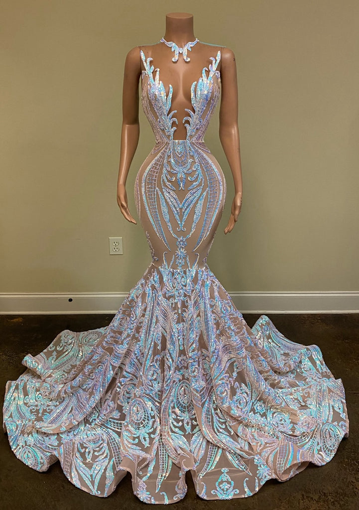 Rarove Graduation Gifts Long Sparkly Prom Dresses 2023 Sheer O-neck Sleeveless Real Picture African Black Girls Mermaid Prom Gala Gowns