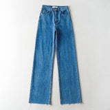Rarove Casual Fashion Straight Leg Women's Jeans Denim Bottom Harajuku Boyfriend Long High Waist Baggy Jeans Fall Pants