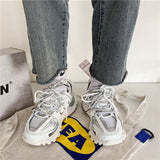 Rarove Back to school Streetstyle Ulzzang Women Men Chunky Sneakers Breathable Designer Unisex Sport Shoes Classic Ladies Trainers Plus Size 42
