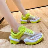 Rarove Back to school Summer Women Shoes New Design Women's Chunky Sneakers Fashion Trendy Thick Sole Sport Shoes Woman Colorful Sneakers Female