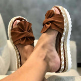 Rarove Summer Fashion Sandals Shoes Women Bow Summer Sandals Slipper Indoor Outdoor Flip-flops Beach Shoes Female Slippers