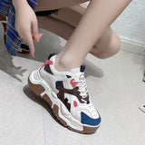Rarove 2022 New Women Shoes Fashion Women's Chunky Sneakers Ladies Colors Mixed Platform Shoes Lightweight Breathable Sport Shoes 35-40