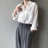 Rarove Thanksgiving 2023 Vintage Blouse Women Autumn Long Sleeve Shirt Women Korean Style Loose Casual White Tops Solid Elegant Blusas All Match