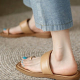 Rarove New Women Slippers Flat Sole Casual Soft Big Toe Foot Sandal Women Shoes Fashion Elegant High Quality Simplicity Ladies Shoes