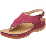 Rarove Back to school Clip Toe Wedges Sandals For Women Summer Rome Platform Sandalias Woman Non Slip Beach Shoes Mujer Plus Size 35-44