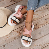 Rarove 2022 New Platform Sandals For Women Summer Hook Loop Outdoor Non-Slip Sports Sandalias Mujer Mix Color Thick Bottom Beach Sandal