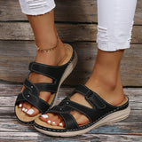 Rarove Summer Wedges Slippers Women Light Non-Slip Beach Flip Flops Female Casual Comfortable Platform Slides Sandals Plus Size 42