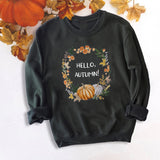Rarove Black Friday Just A Girl Who Loves Fall Sweatshirt Thankful Grateful Blessed Hoodie Women Fashion Thanksgiving Pullover Top Halloween Clothes