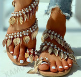 Rarove Ladies Rhinestones Sandals Summer Beach Slippers For Women Sandals Flip Flops Ladies Crystal Beach Sliders Casual Slippers Shoes