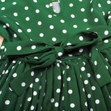 Rarove 2023 Mom Baby Women Girls Dress Polka Dot Mother Daughter Matching Dresses Family Set Summer Mommy and Me Clothes Fashion