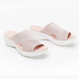 Rarove Women Wedge Sandals Ladies Summer Shoes Woman Platform Slippers Female Slip On Flats Peep Toe Slide Sandalias De Mujer