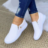 Rarove Women's Loafers Spring Summer Casual Sneakers Slip On Ladies Vulcanize Shoes Breathable Flat Shoes Trainers Women Sneakers